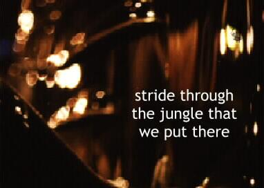 stride through the jungle that we put there